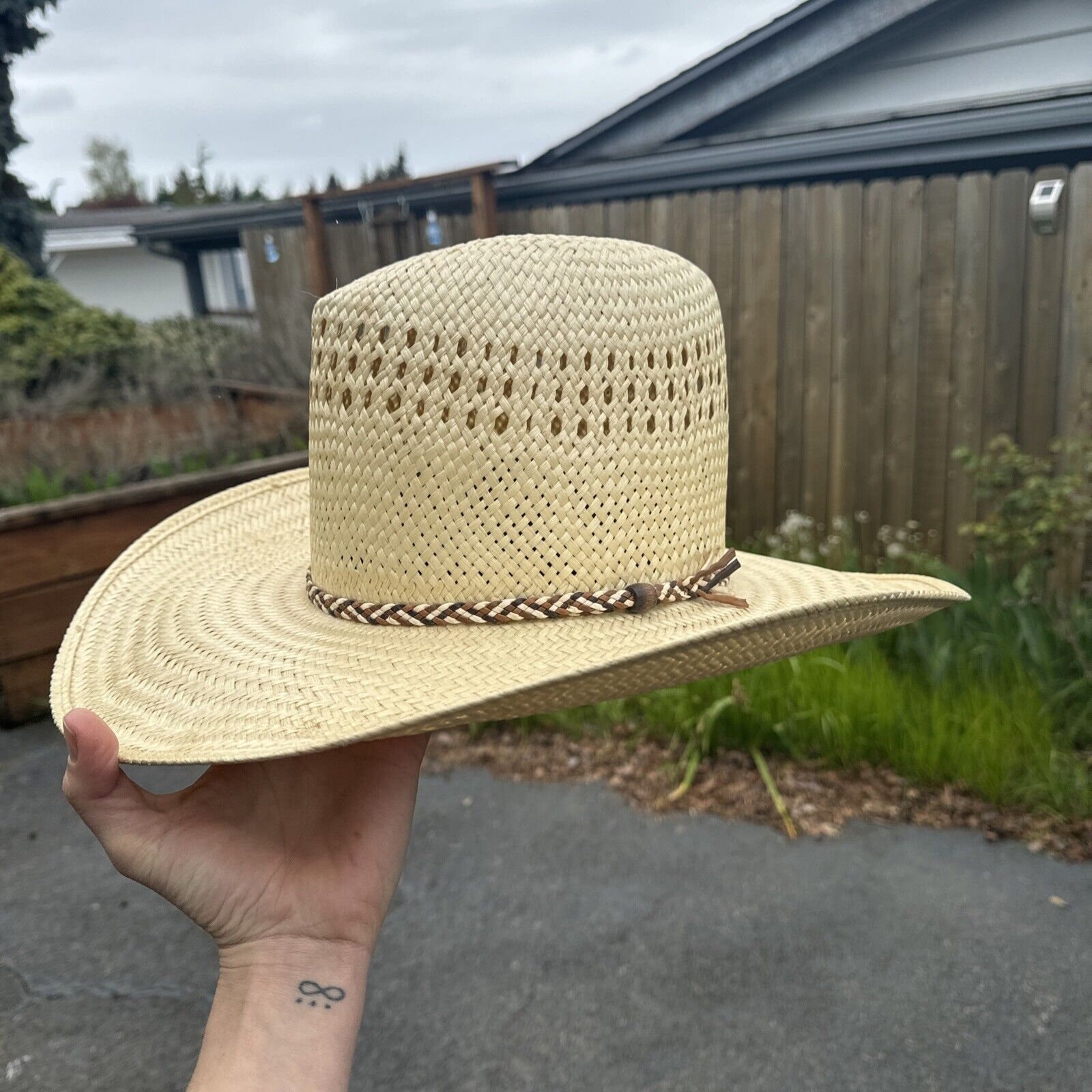 80s Baily Cowboy Hut 黒 Wrangler Western Cowboy Black Hat 7 1/8 W87462770 | eBay