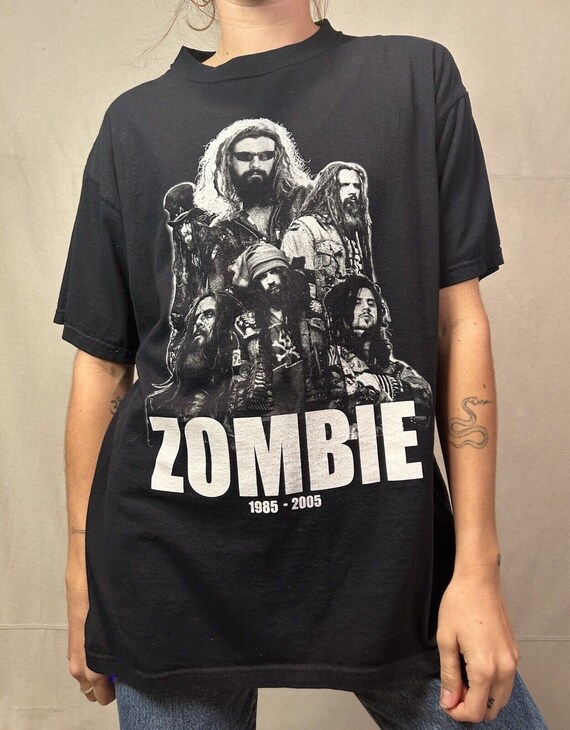 White Zombie Rob Zombie 20 Years Shirt Size Large… - image 2