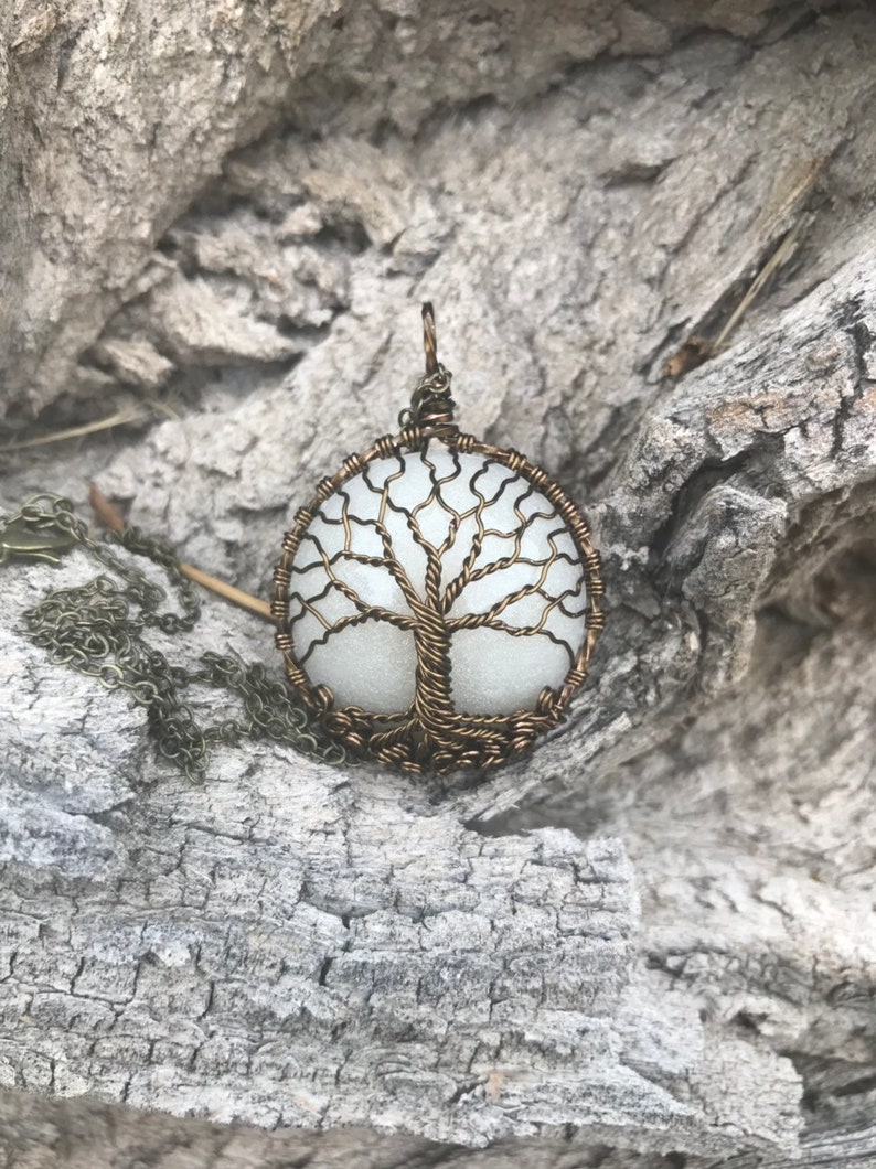 Tree of Life Necklace, Memorial, Breastmilk, Cremation, Placenta 