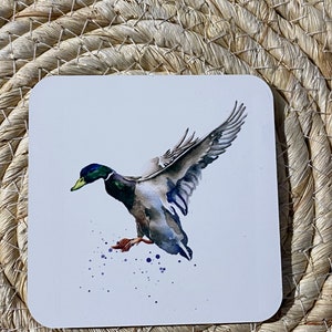 Duck coaster slate or mdf