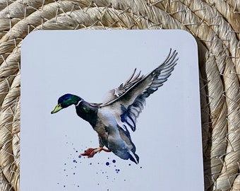 Duck coaster slate or mdf