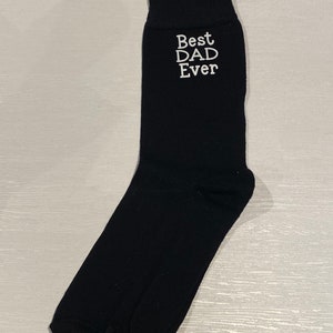 Best dad ever socks . Christmas gift , birthday Gift, Father’s Day,