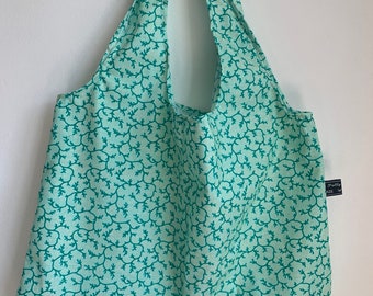 Green Sprigs Polly Bag Made In Brixton / Shopper / Fabric bag / Sustainable bag / Shopping bag / Reusable bag