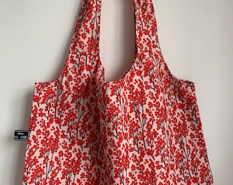 Red Berrys Polly Bag Made In Brixton / Shopper / Stoffen tas / Duurzame tas / Boodschappentas / Herbruikbare tas