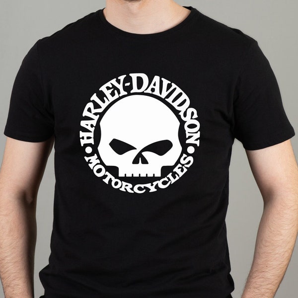 Harley Davidson T-Shirt, Motorrad-T-Shirt, cooler Biker, Biker-Vater, T-Shirt für Biker-Liebhaber