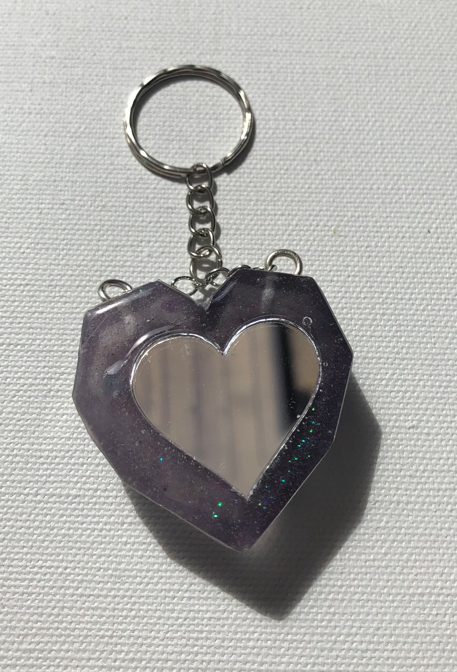 Key Chains With a Small Mirror Etsy