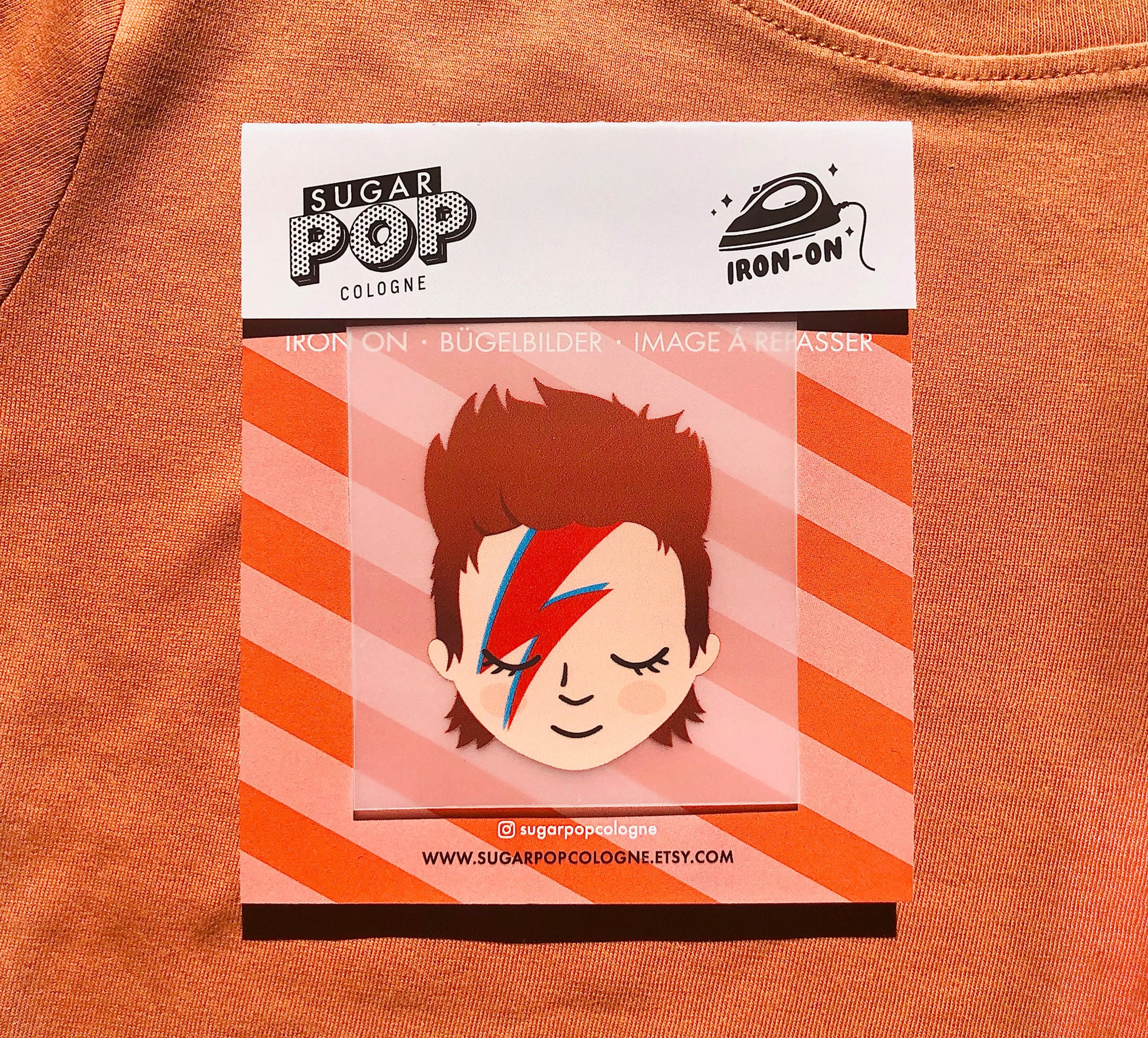 Iron-on Patches Ziggy iron on jackets for children and adults personalised