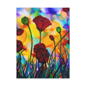 Poppy Fields Canvas Gallery Wraps Poppy lover ~ Remembrance ~ Poppy Fields