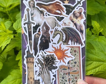Medieval Style Sticker Pack  – Journal Supplies