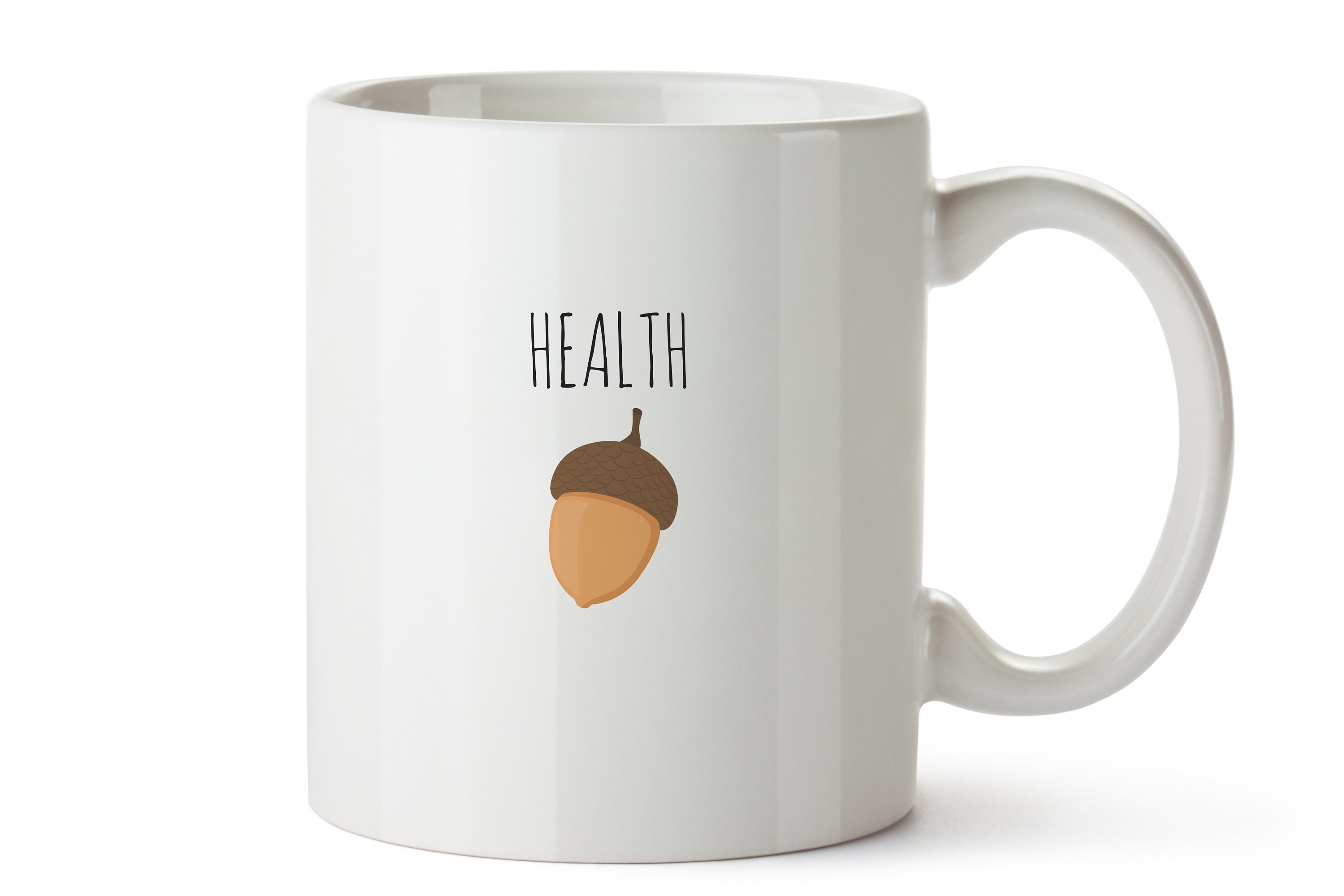 Health Nut Mug Cute Mug White Mug 11oz Mug Coffee Mug Etsy