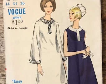 60s Vogue 6937 Dress Pattern