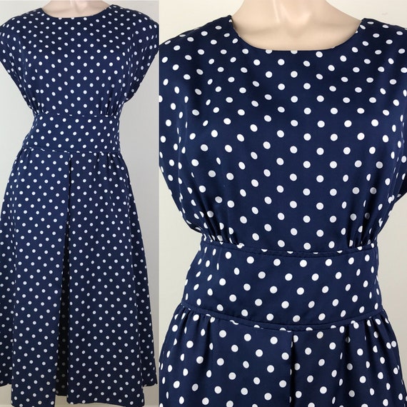 40s polka dot dress
