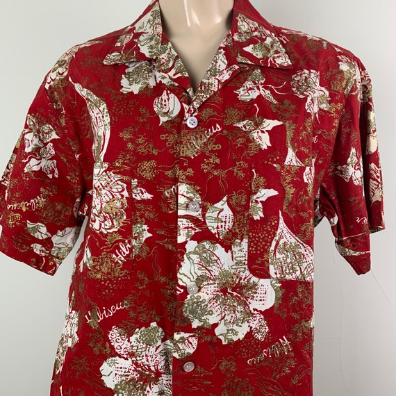 Vintage 50s Mens Koret California Hawaiian Shirt