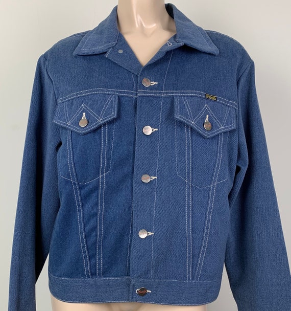 Vintage 70s Wrangler Denim Jacket Jean Jacket - image 1