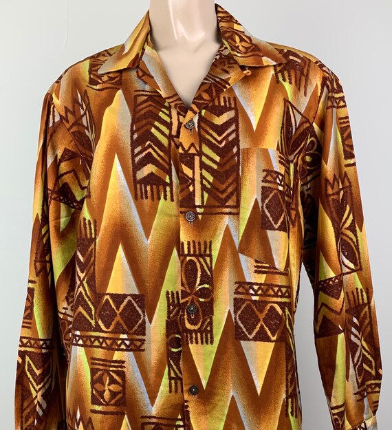 Vintage 50s Men’s Lauhala Hawaiian Shirt