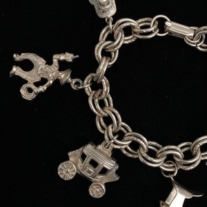 Vintage 50s Western Theme Charm Bracelet image 4