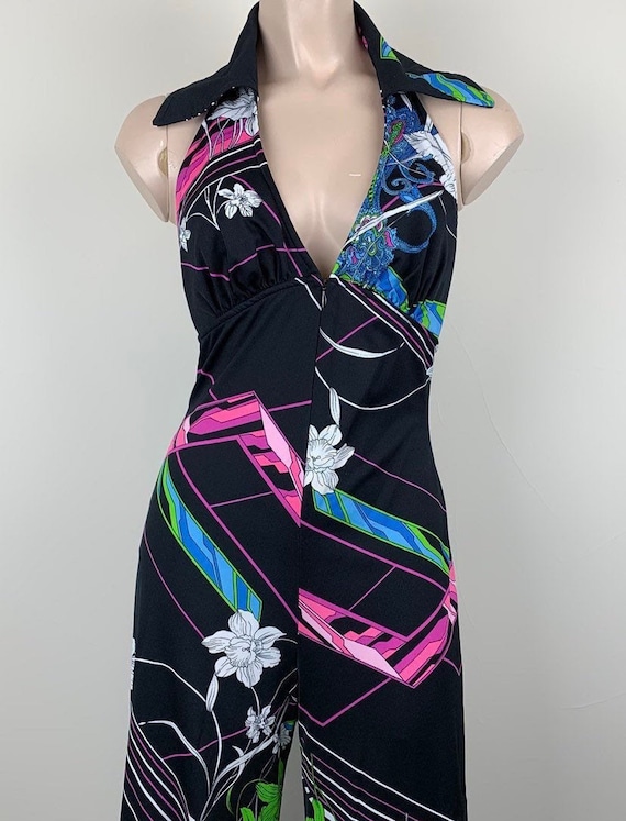 Vintage 70s Fredericks Of Hollywood Floral Halter