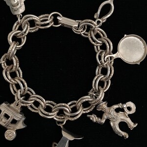 Vintage 50s Western Theme Charm Bracelet image 3