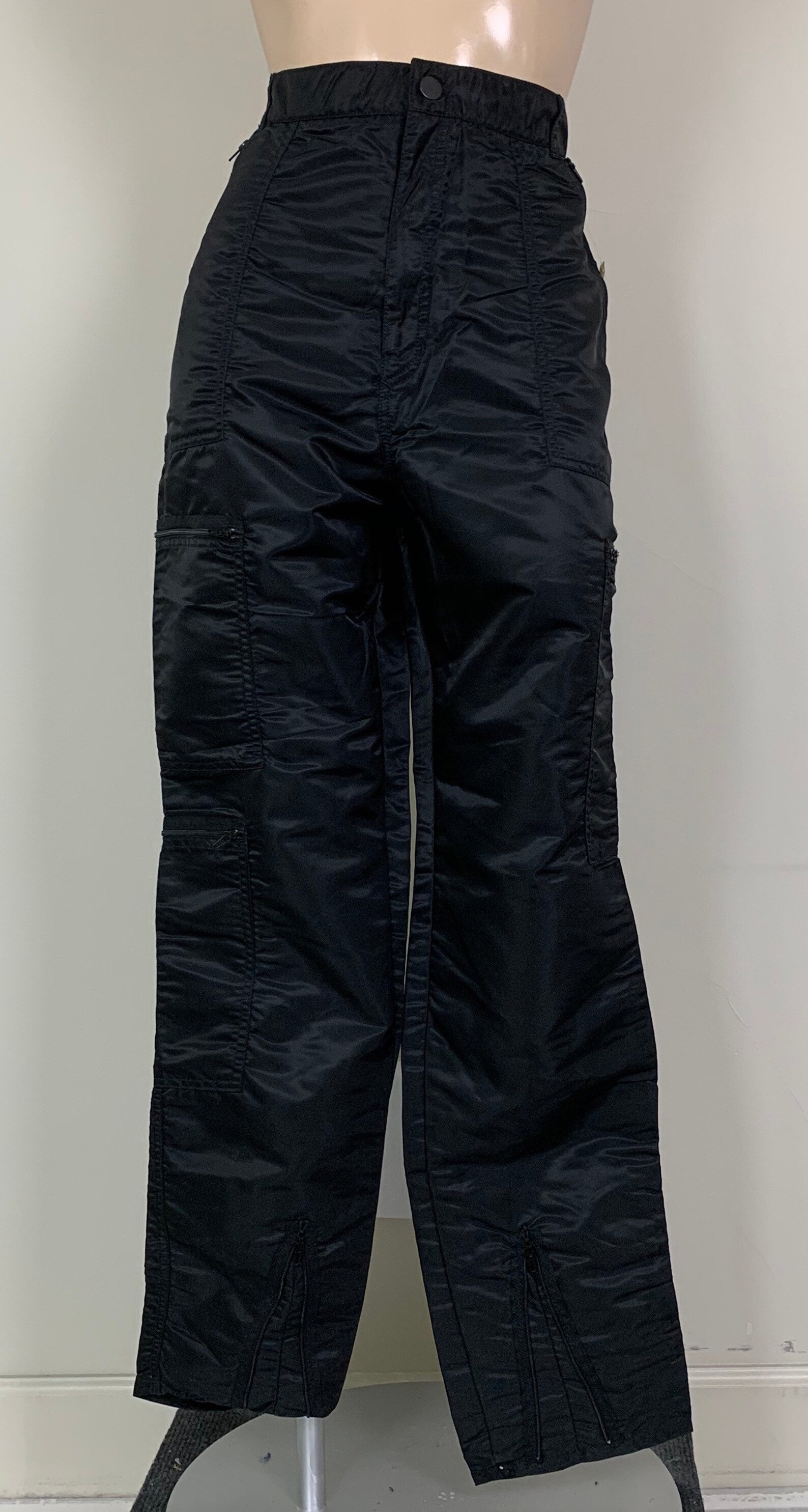 Vintage 80s YuNo Nylon Parachute Pants Breakdance New Wave Etsy