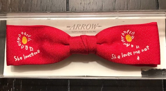 Vintage 50s Mens Novelty Bow Tie