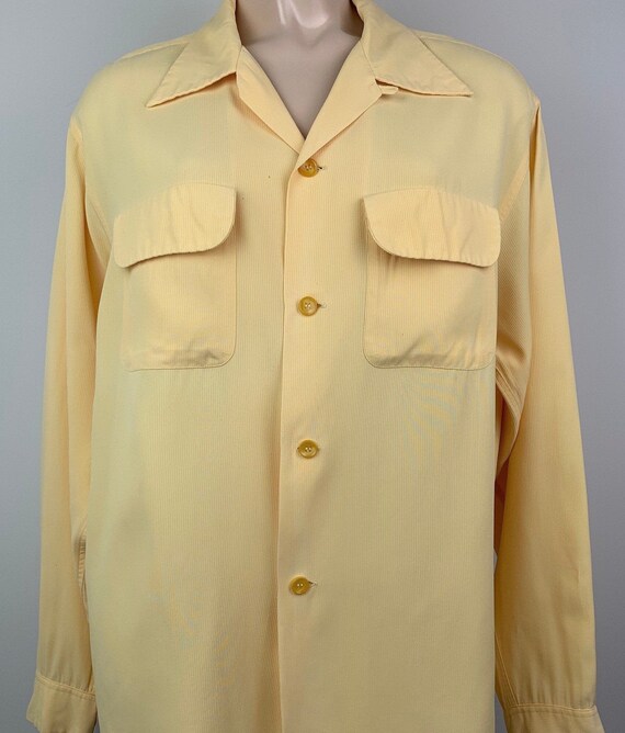 【誠実】 40's Vintage Shirt Rayon Type Riders - シャツ