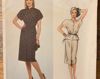 80s Vogue 2531 American Designer John Anthony Top & Skirt Pattern