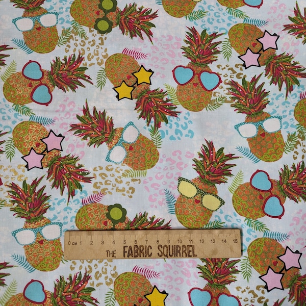 Pineapple Fabric Etsy