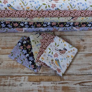 Patchwork Birds Fabric From Craft Cotton Company - Applique Look ...