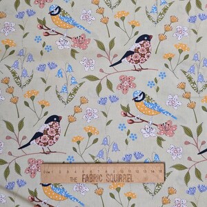 Patchwork Birds Fabric From Craft Cotton Company - Applique Look ...