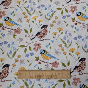 Patchwork Birds Fabric From Craft Cotton Company - Applique Look ...