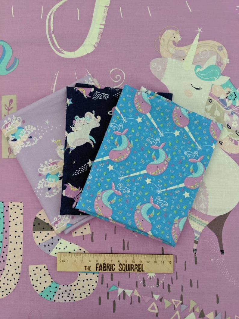 Unicorn Quilt Panel There is Unicorn Magic in All of Us Etsy