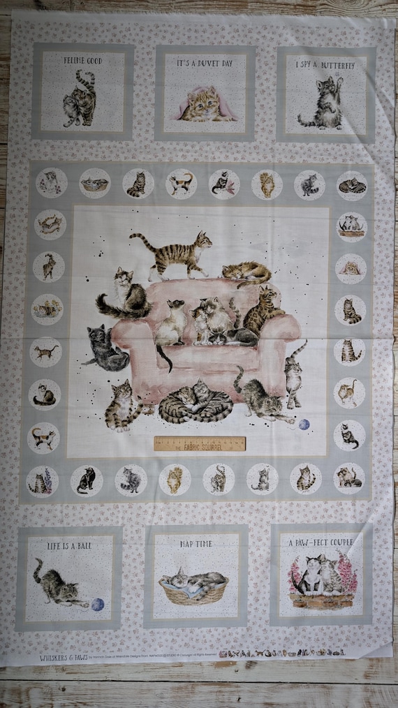Whiskers and Paws Kitten Panel Whiskers and Paws Kitten Panel