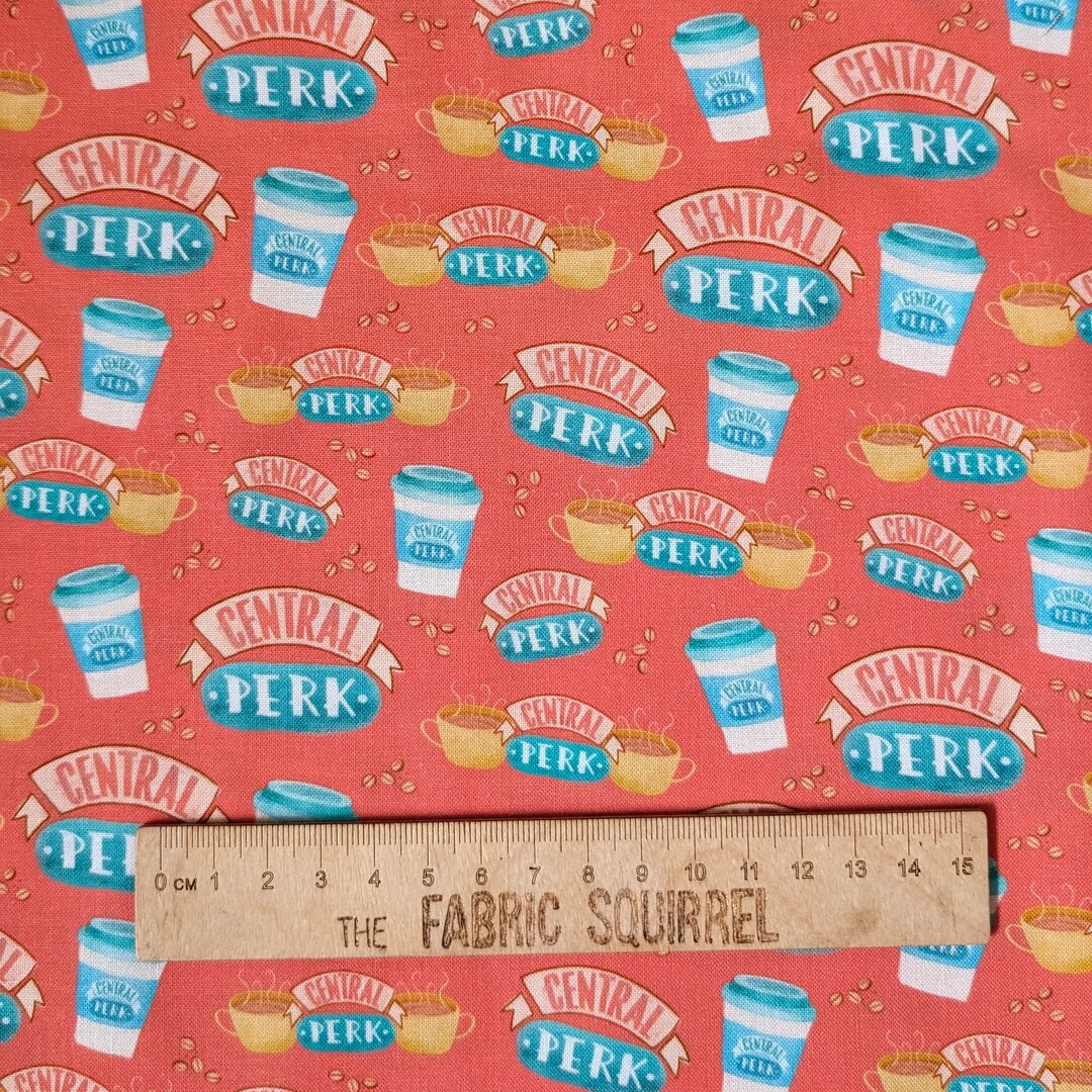 Perk Cloth Friends Central Perk Fabric - Central Perks Cotton Material - Camelot ...