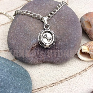 Silver dog necklace, leather necklaces, dog lover gift, necklace with dog charm, animal jewellery, dog jewellery