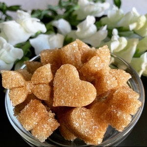 Raw Vegan Organic Sugar Cubes for Coffee or Tea, Turbinado Sugar Cubes, Mother's Day, Tea Party, Easter, Baptism, Wedding, Bridal Gift