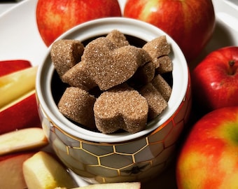 Organic Apple Pie Spiced Sugar Cubes for Tea, Holiday Tea Party, Thanksgiving, Wedding, Bridal Gift, Winter time