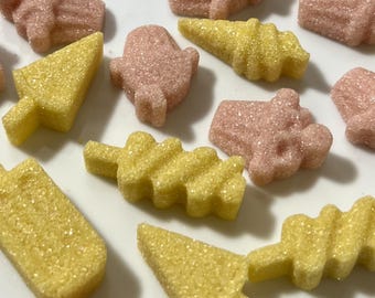 Sparkling Glitter Vegan Sugar Cubes for Tea and Coffee, Colorful Gourmet Sugar Cubes, Wedding, Tea Party, Bridal Party, Baby Shower, Parties