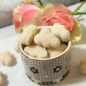Organic Vegan Sugar Cubes for Tea and Coffee, Gourmet Sugar, Wedding, Tea Party, Bridal Party, Hearts, Butterflies, Clouds, Bears, Skulls Clouds, 6oz
