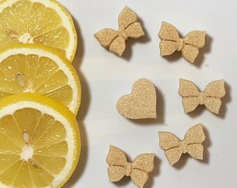 Organic Lemon Sugar Cubes for Tea, Hand-made Sugar Cubes, Mother's Day, Tea Party, Easter, Baptism, Wedding, Bridal Gift