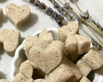 Organic Lavender Flavored Sugar Cubes for Tea, Champagne, Wedding, Tea Party, Bridal Party, Hostess Gift