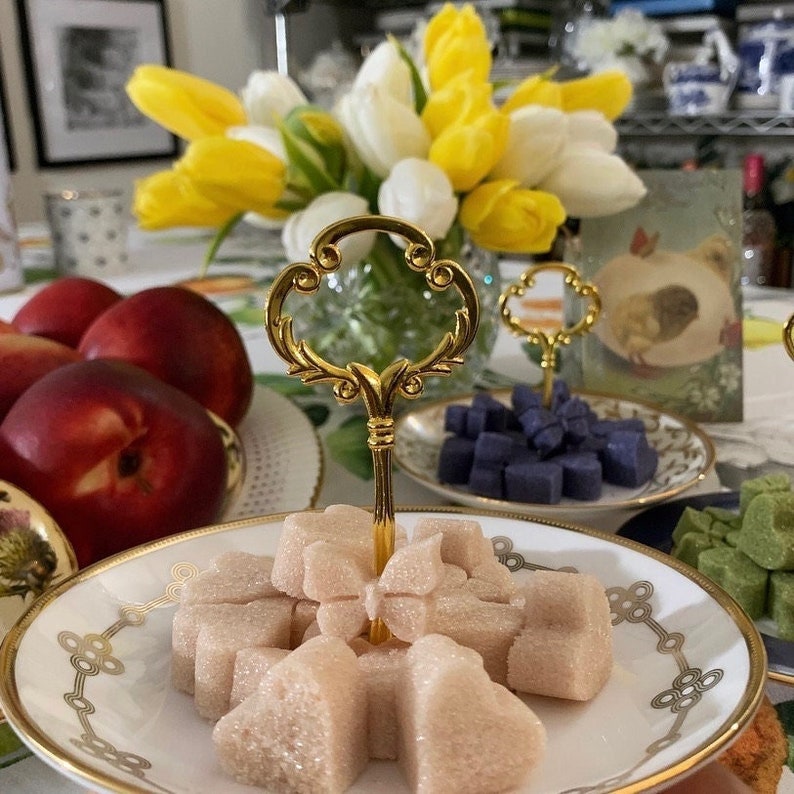 Candy Dish Gift Box, The Brooklyn Teacup, Organic Sugar Cubes, Flavored Sugar Cubes, Tea Gift, Mother's Day, Easter, buying Wedding, Bridal Gift