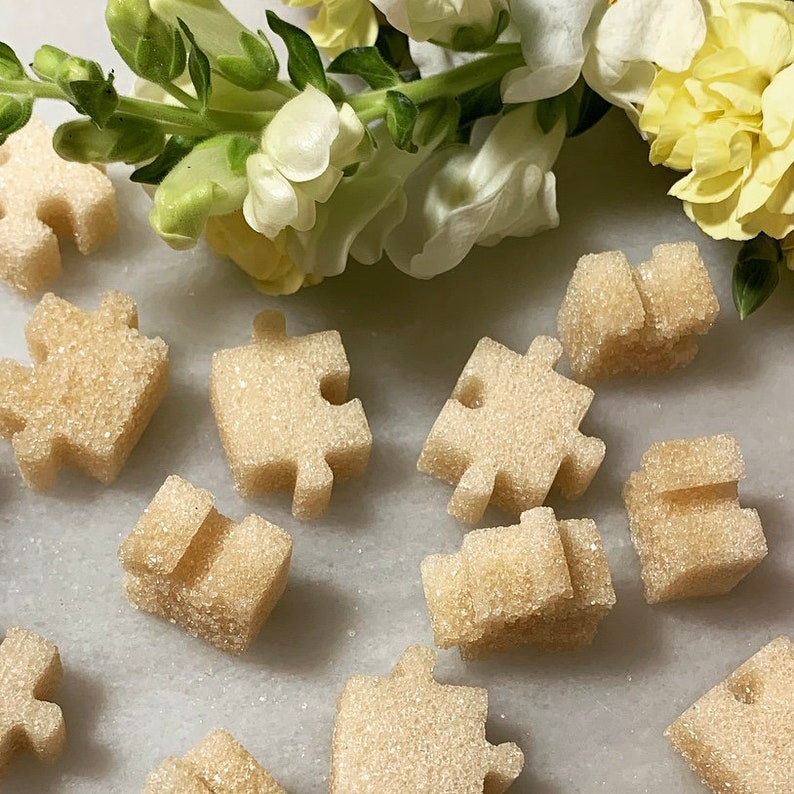 Organic Rose Flavored Sugar Cubes for Tea, Champagne, Wedding, Tea Party, Bridal Party, Hostess image 5