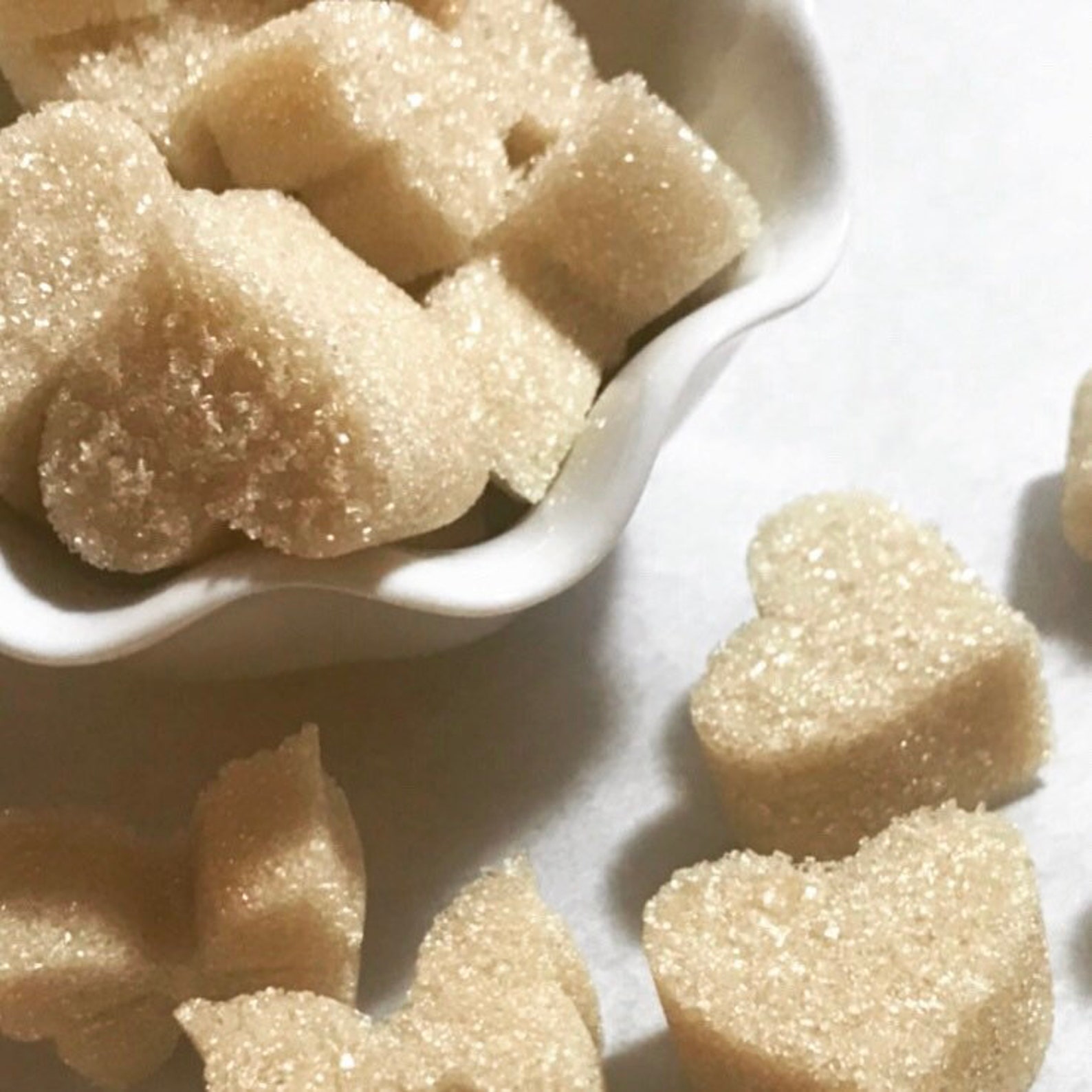 40 Organic Vanilla Sugar Cubes for Tea Heart and Butterfly Etsy
