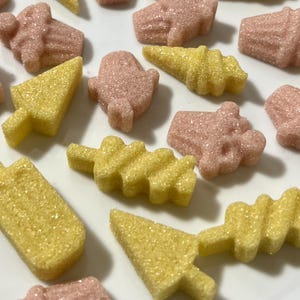 Organic Vegan Sugar Cubes for Tea and Coffee, Gourmet Sugar, Wedding, Tea Party, Bridal Party, Hearts, Butterflies, Clouds, Bears, Skulls Cupcakes/ Cones, 7oz