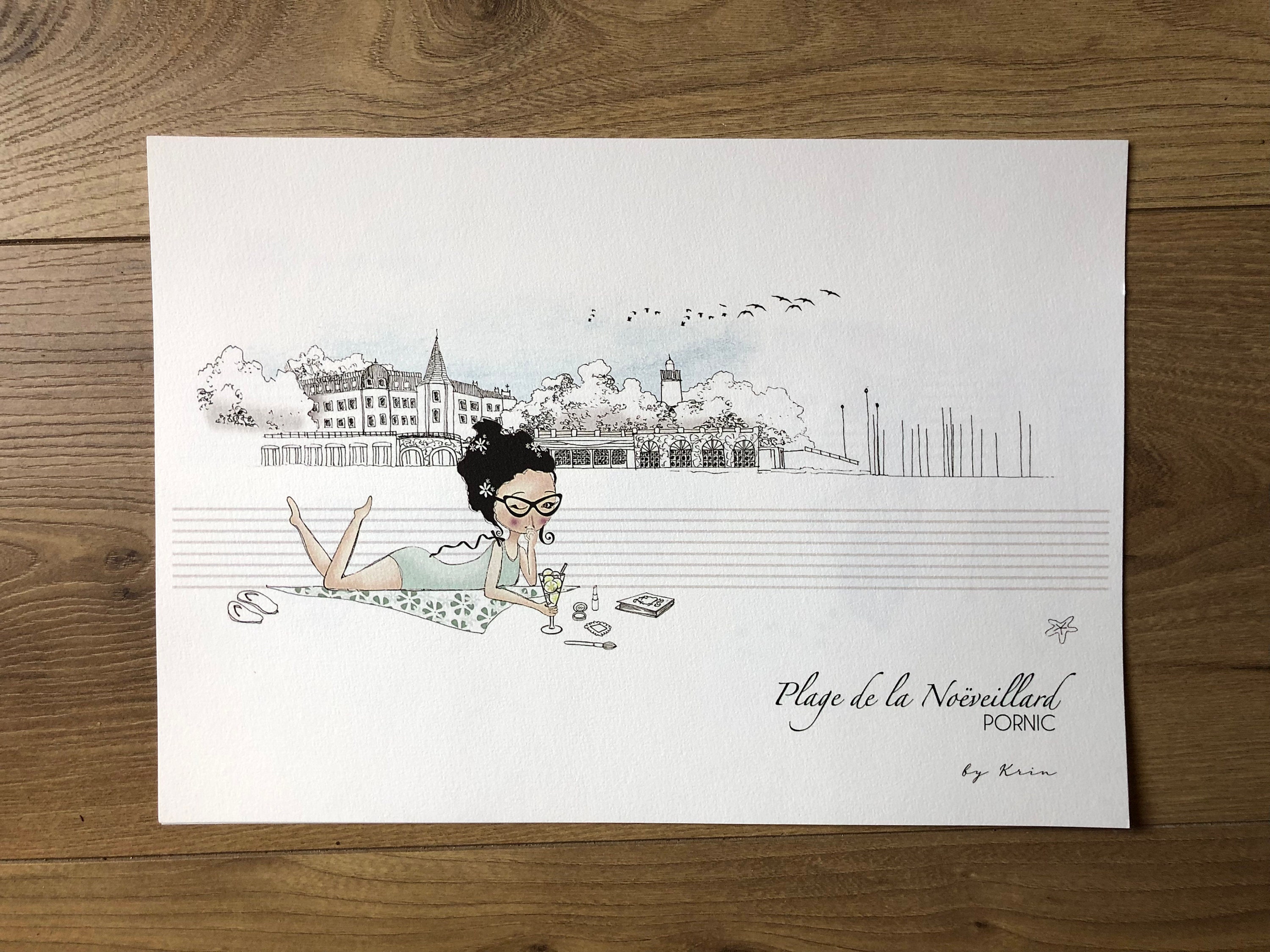 Affiche Plage de La Noeveillard