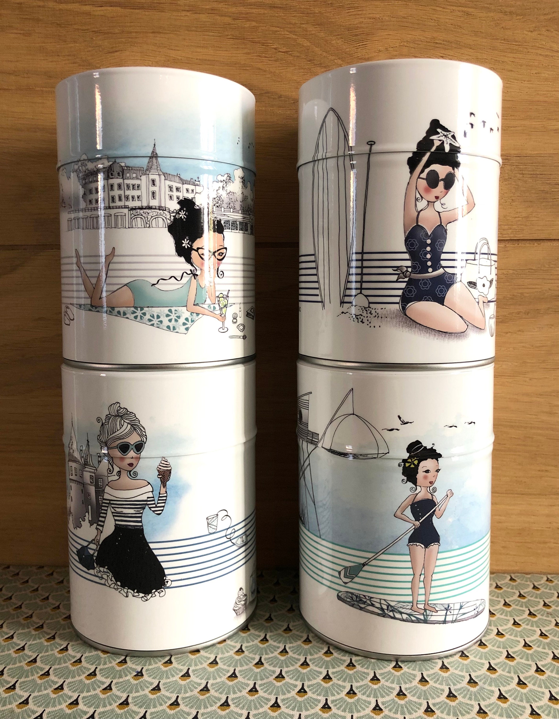 Série Complète Boîtes à Thé