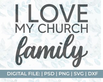 Download I Love My Church Svg Etsy