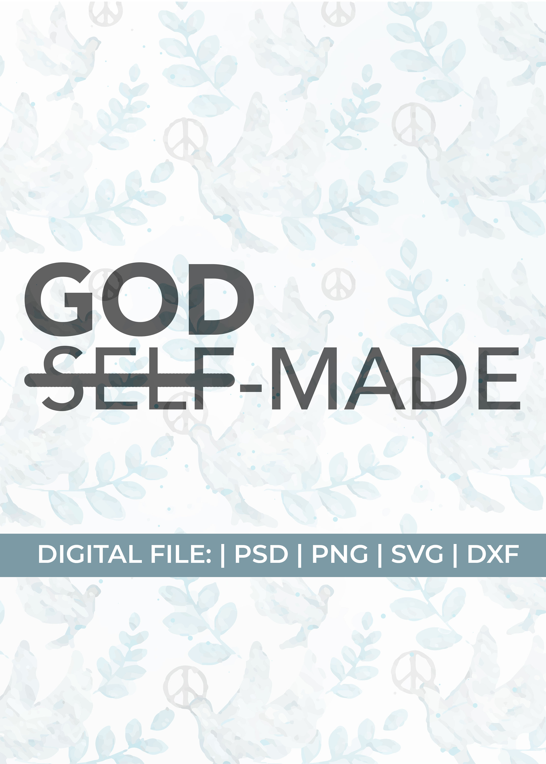 God made svgself made svgceo svgmotivational svgboss | Etsy