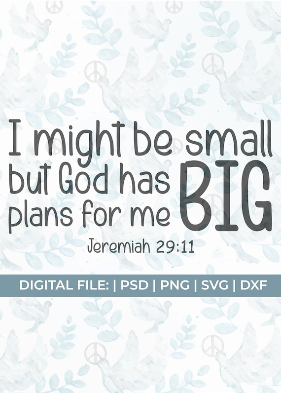 God Has Big Plans For Me Jeremiah 29:11 Bible Verse Baby Bodysuit God Has Big Plans For Me Jeremiah 29:11 Bible Verse Baby Bodysuit