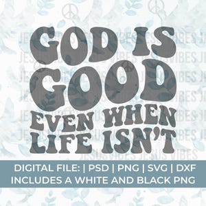 Deus é bom svg png, saúde mental svg, ansiedade svg, depressão svg, terapia svg, amor próprio svg, autocuidado svg, Jesus svg png